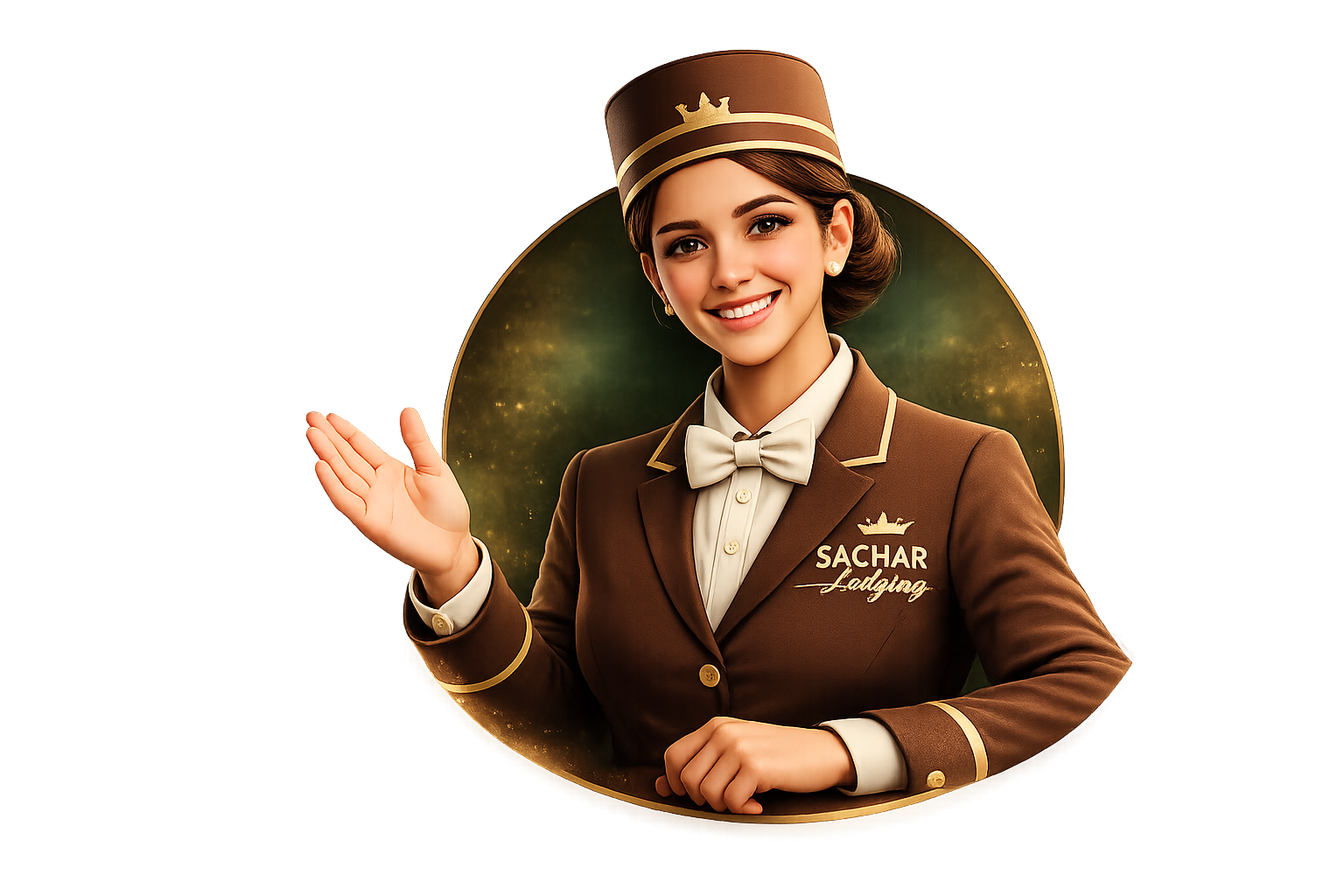 Andrea · Asistente virtual Sachar Lodging