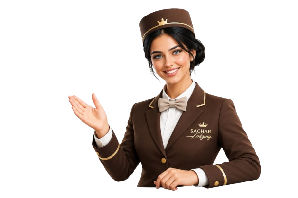 Andrea · Asistente virtual Sachar Lodging
